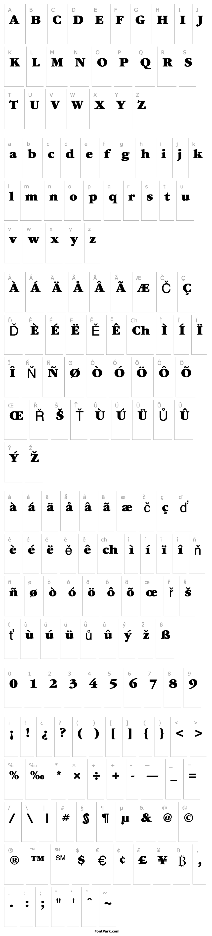 Overview Garamond Ultra