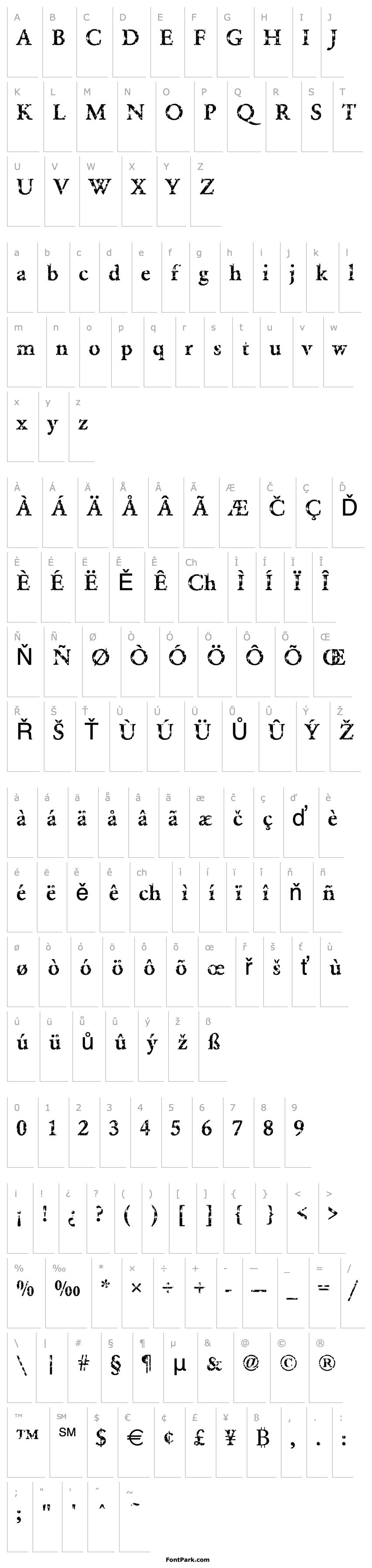 Overview Garamond32 Becker