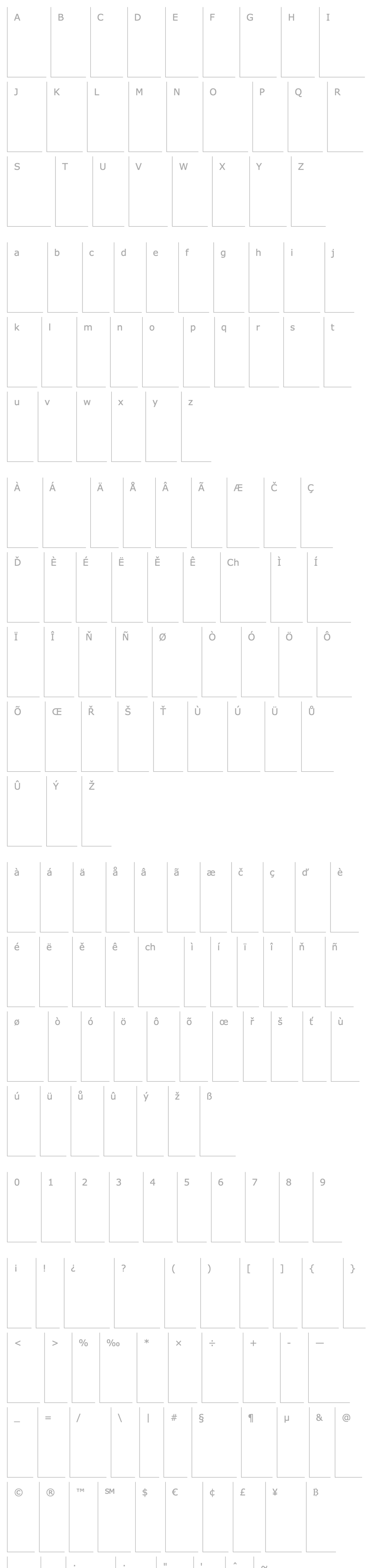 Overview GaramondFLFCyrillic-BolIta