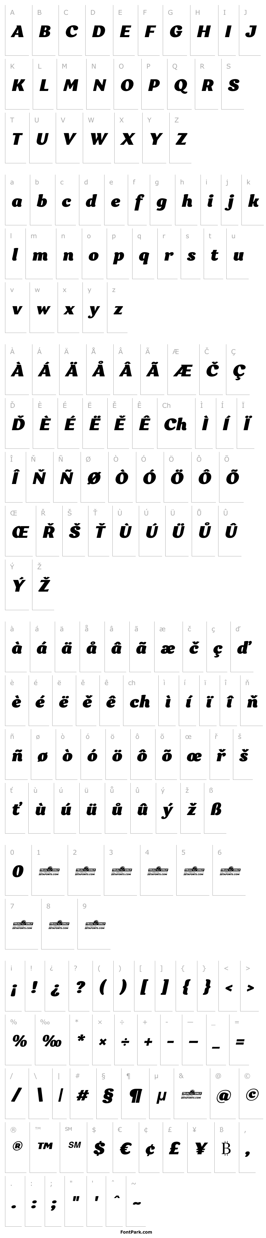 Overview Garbata Trial Black Italic