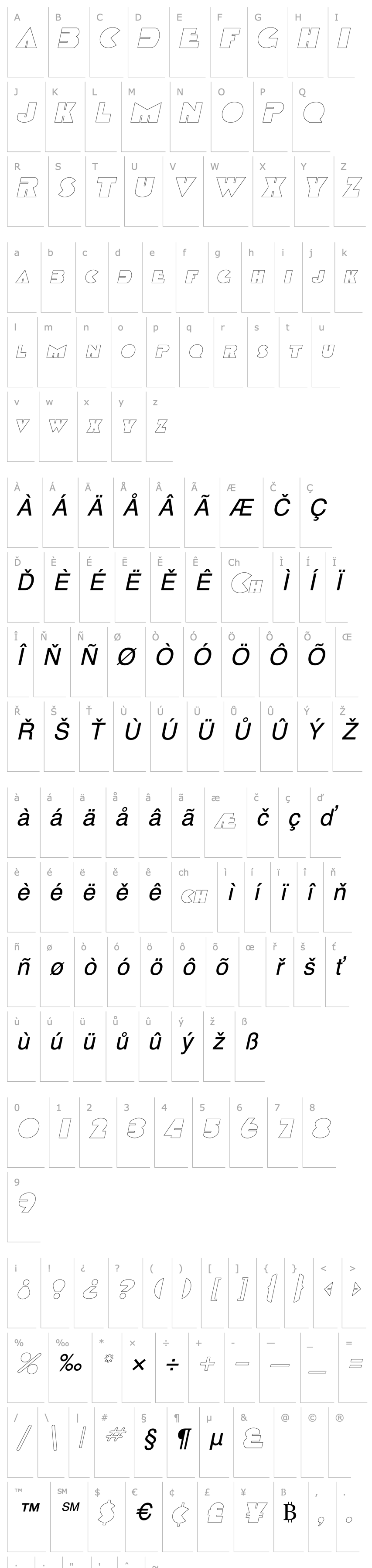 Overview GarretOutline Italic