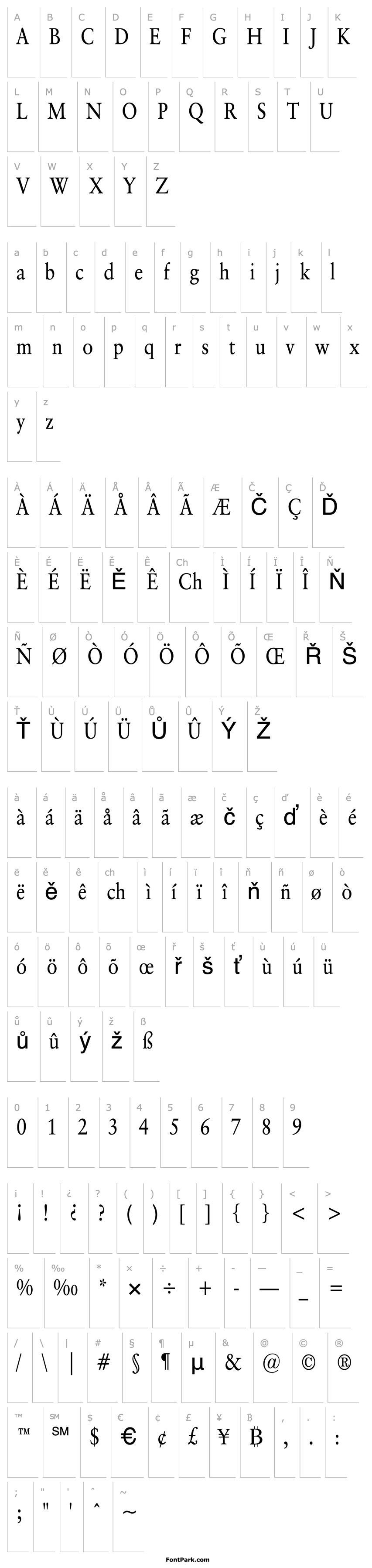 Overview Garrick Condensed Normal