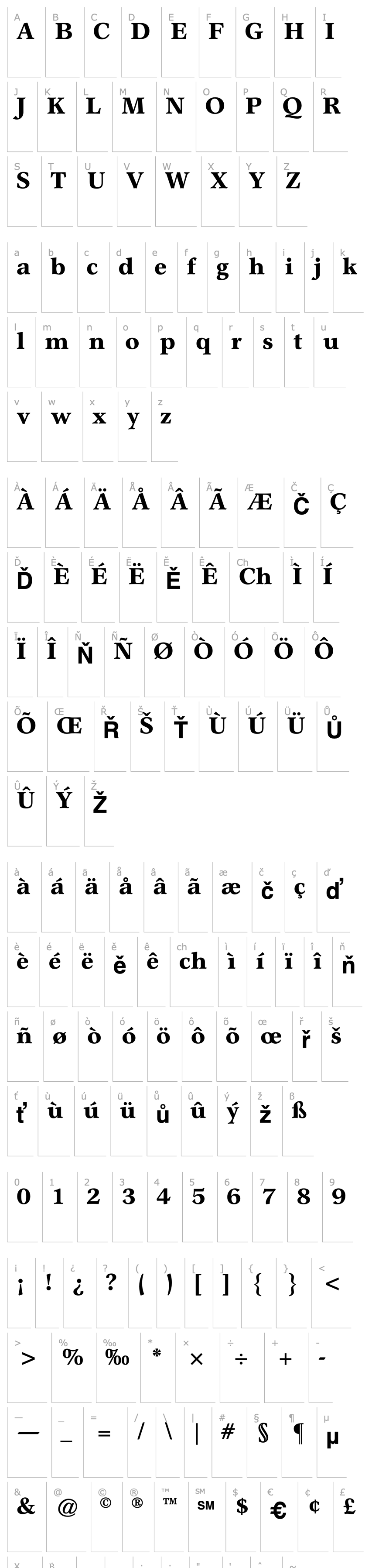 Overview GarthGraphic-ExtraBold