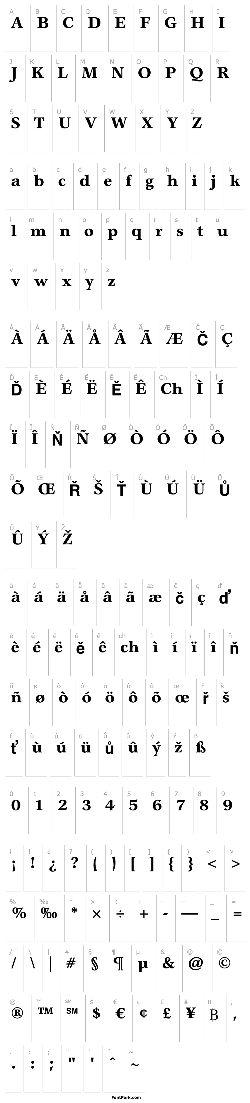 Overview GarthGraphicStd-ExtraBold