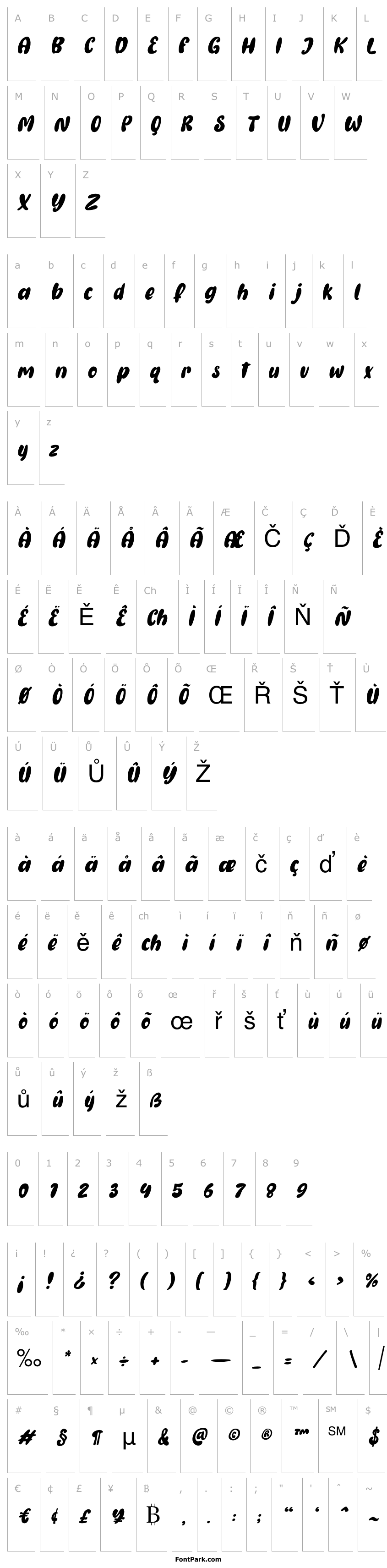 Přehled Gembool Italic