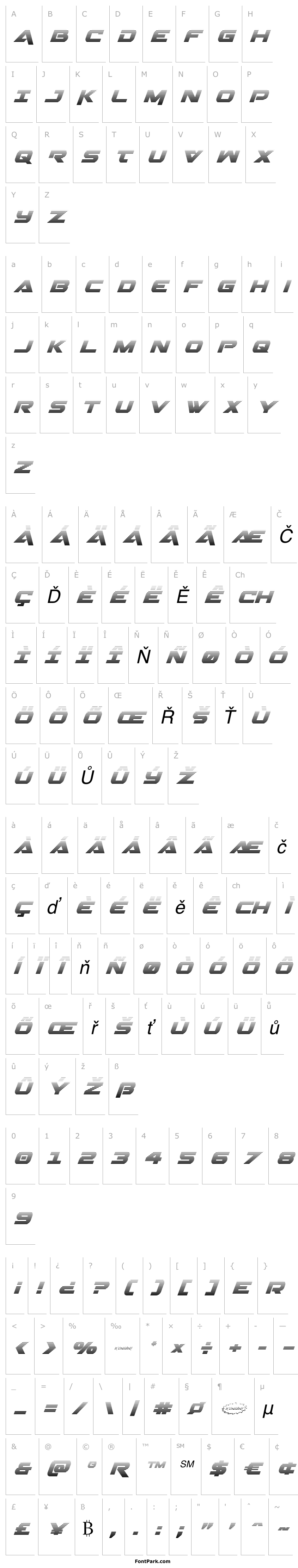 Přehled Gemina Gradient Italic