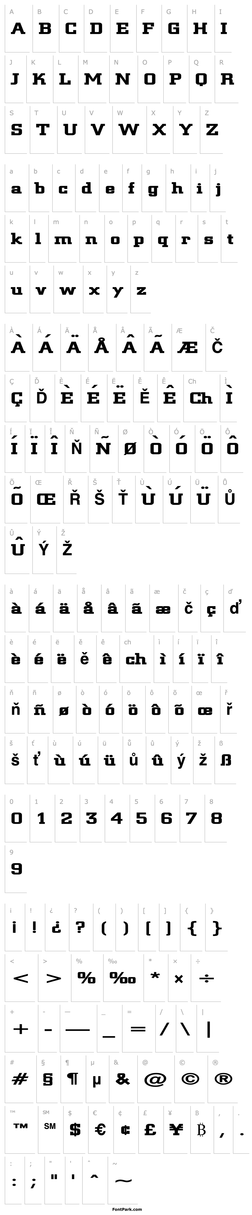 Přehled Geo 957 Extended Bold