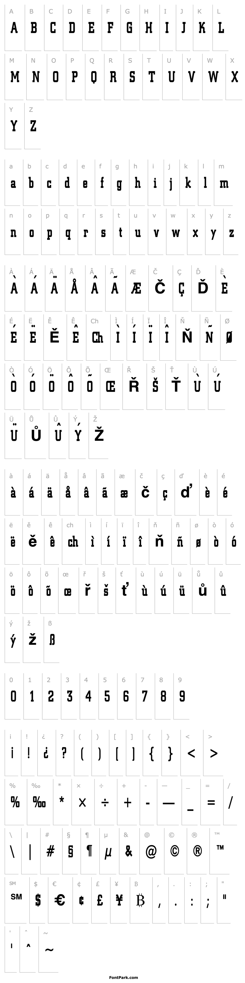 Overview Geo 957 Thin Bold