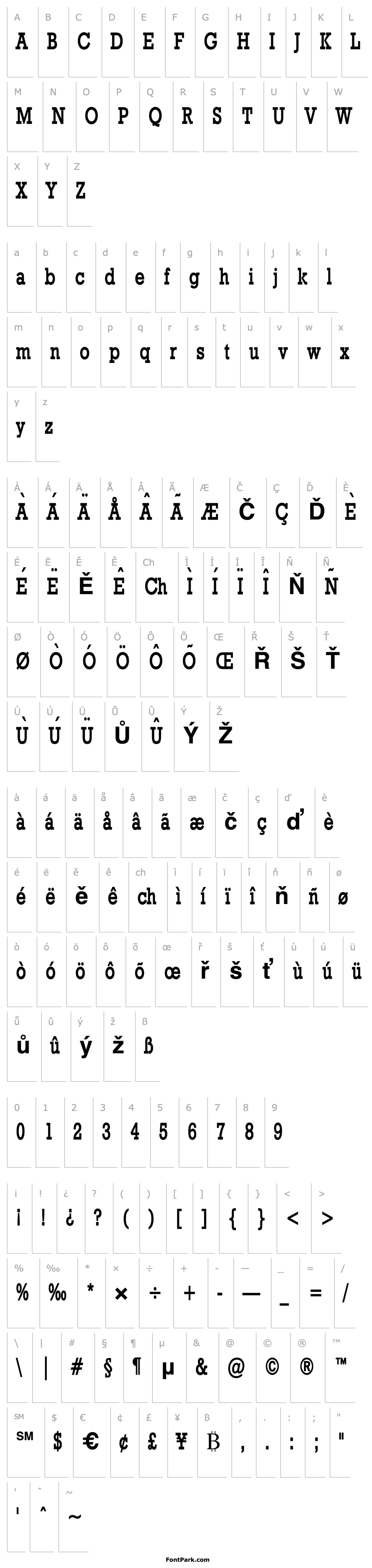 Overview Geo 986 Thin Bold