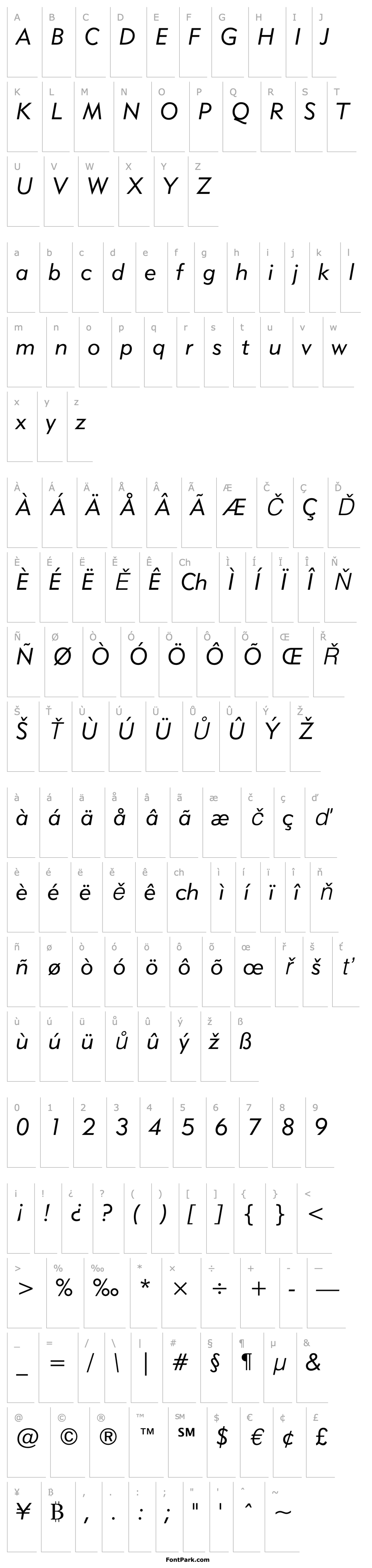 Overview Geometric415BT-LiteItalicA