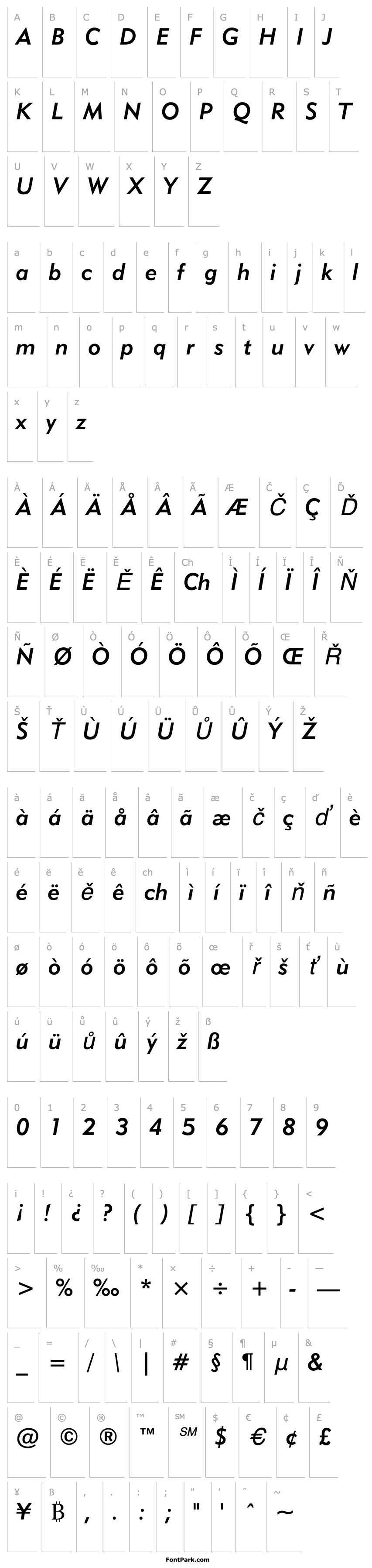 Overview Geometric415BT-MediumItalicA