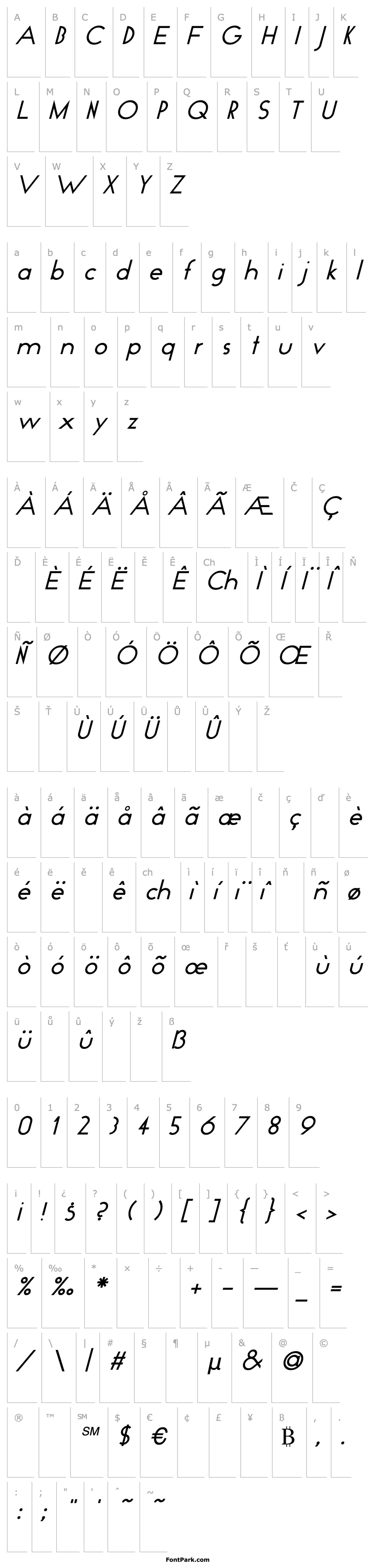 Overview GeoPlain Italic