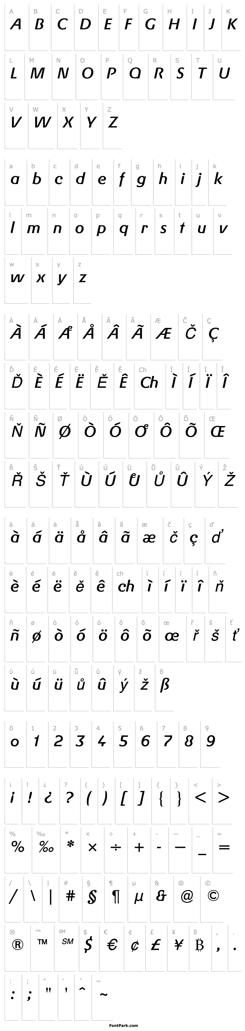 Overview GerstnerBQ-Italic