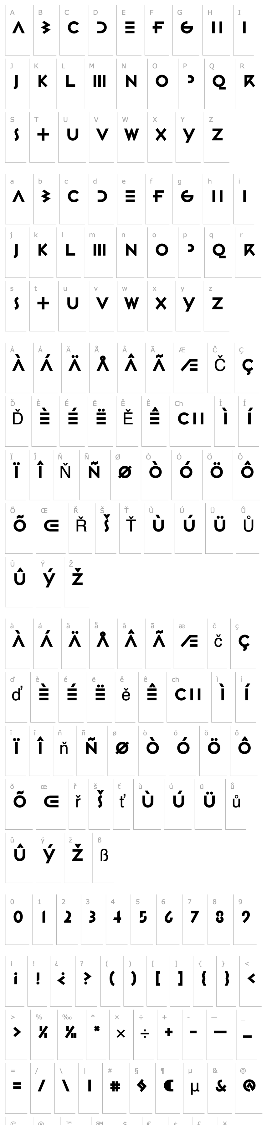 Overview Gestalt-HTF-Linear-Bold