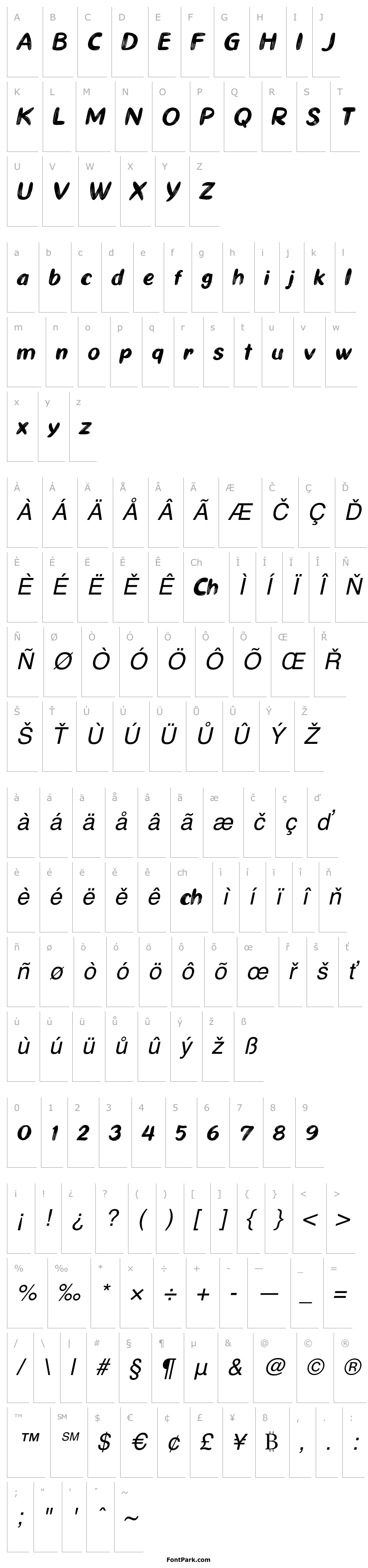 Přehled Ghiya Strokes Italic