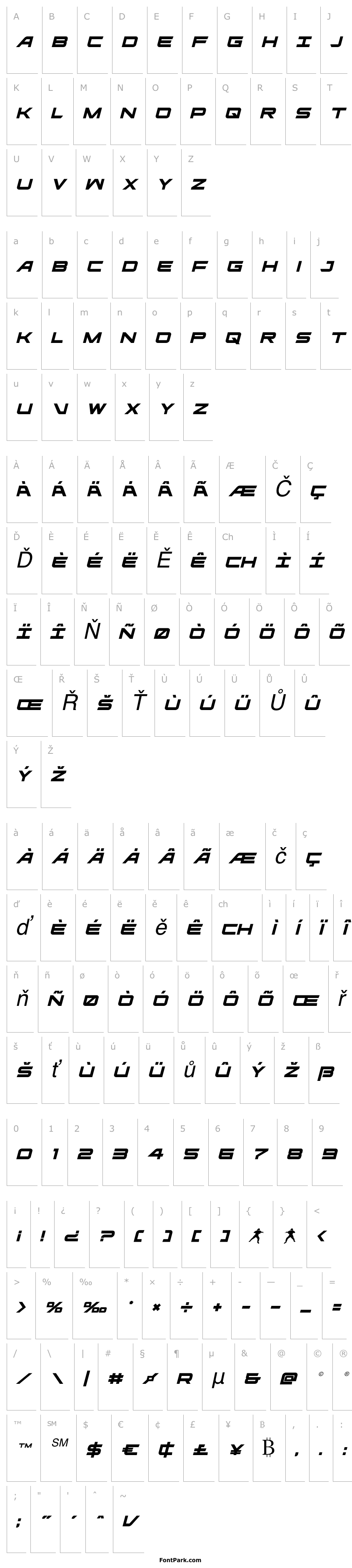 Přehled Ghost Clan Italic