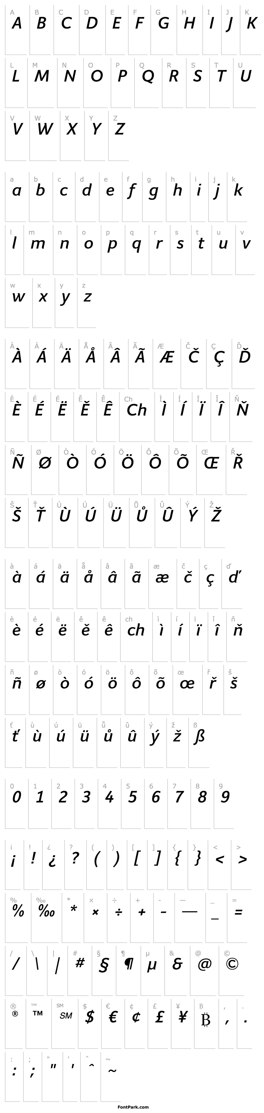 Overview Giacomo Medium Italic