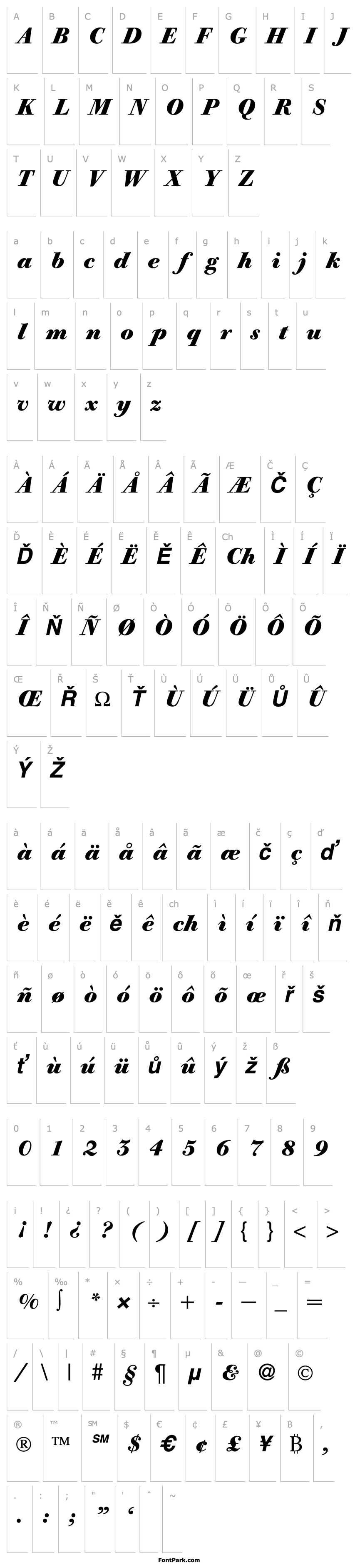 Overview GiambattistaHeavy-RegularItalic