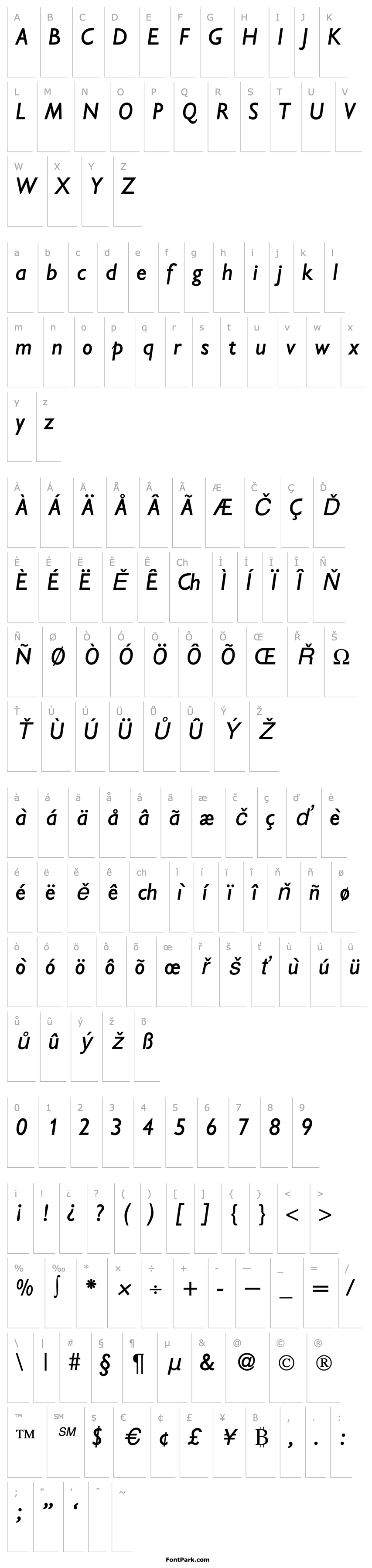 Overview Gibson-RegularItalic