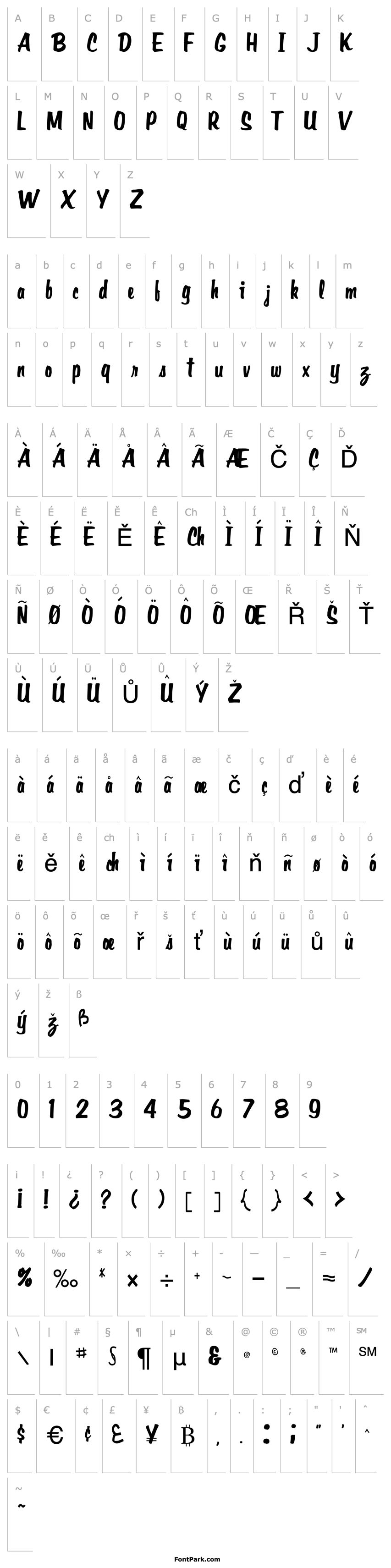 Overview GidieonType39 Regular