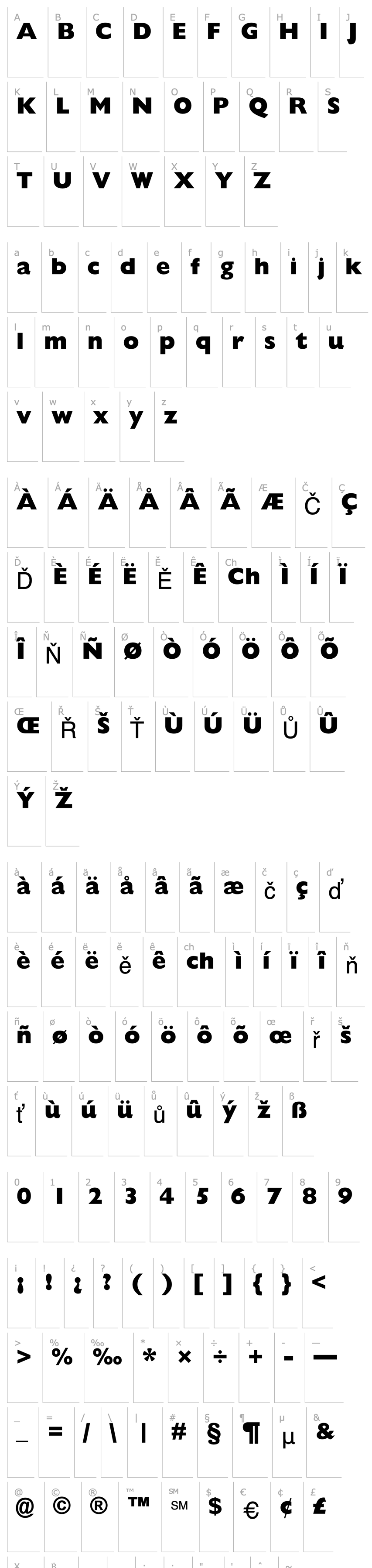 Overview Gill Black SSi Extra Bold