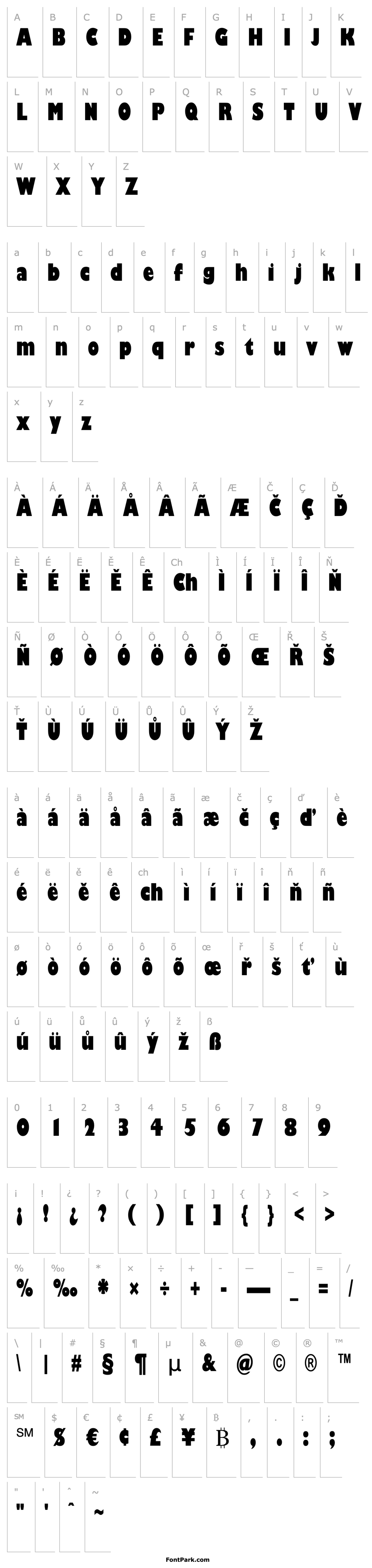 Overview Gill Sans MT Ultra Bold Cond