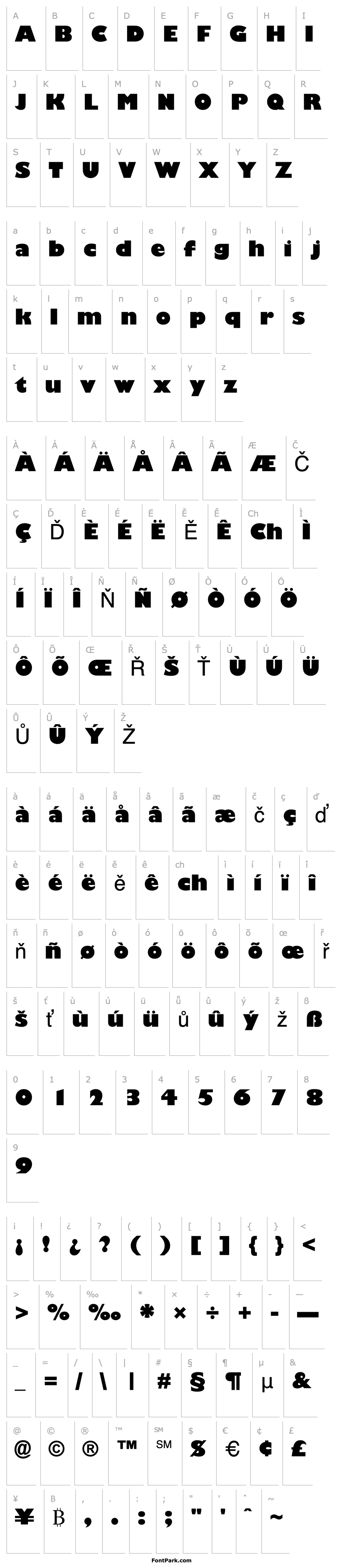 Přehled Gill Sans MT Ultra Bold