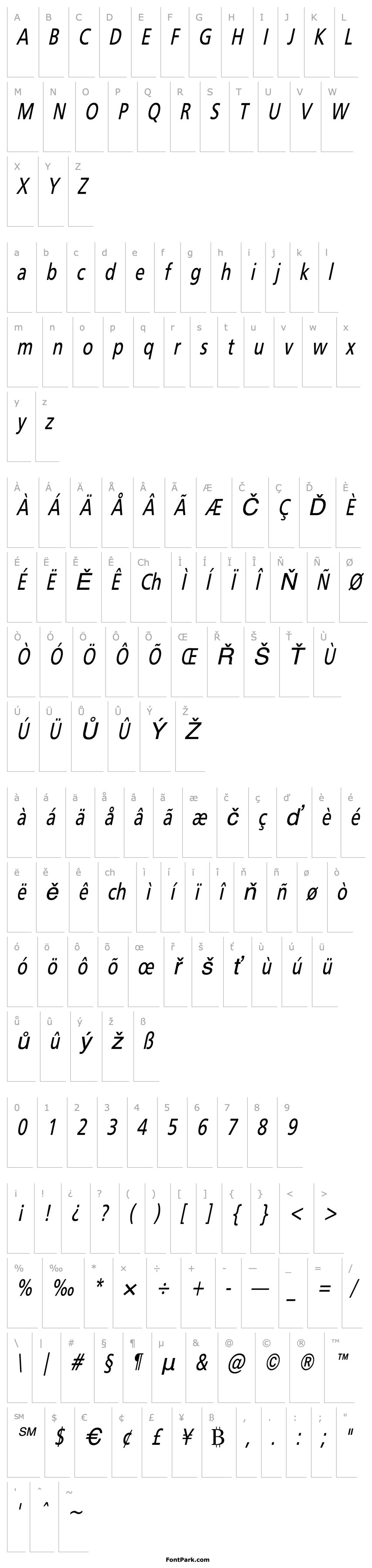 Overview Gilliam 2 Italic