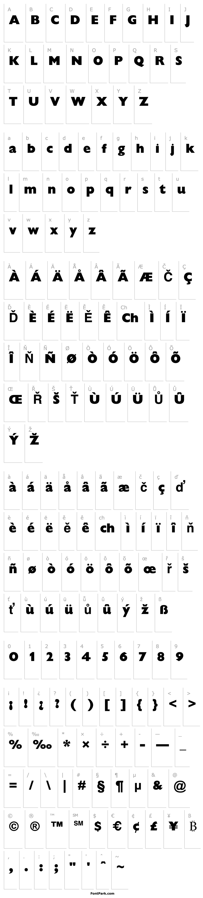 Overview GillSans-ExtraBoldDisplay