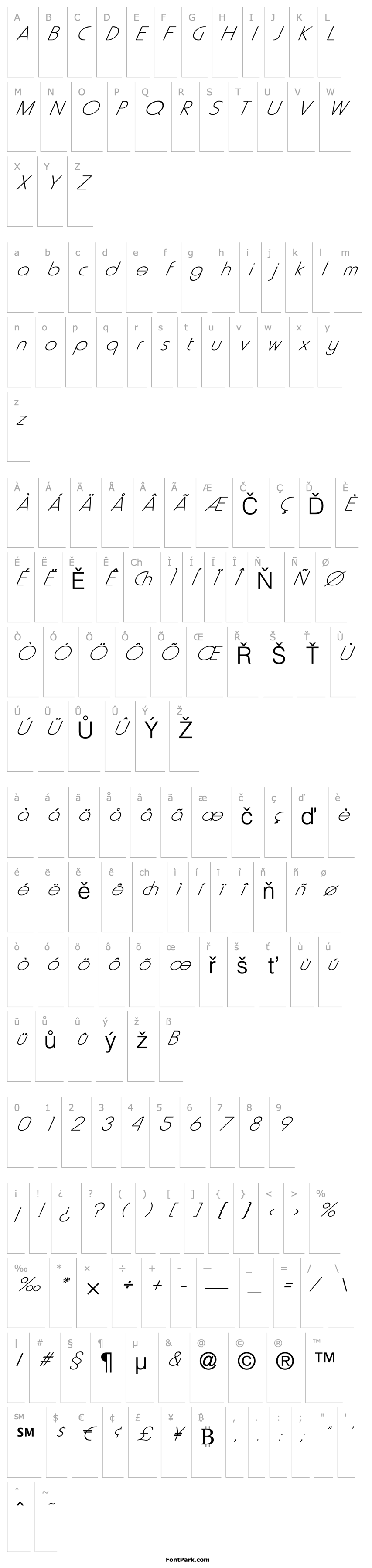 Přehled GiovanniItalic