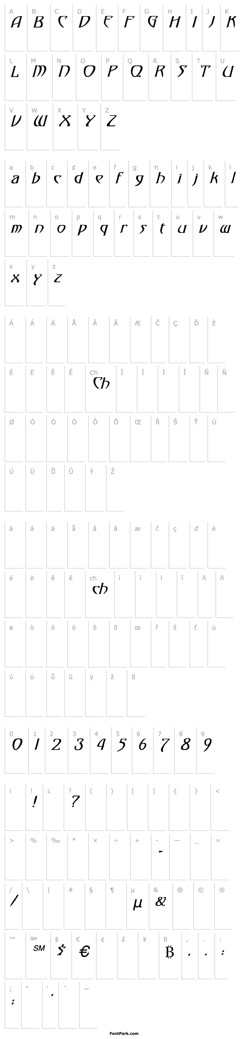 Overview Gismonda Italic