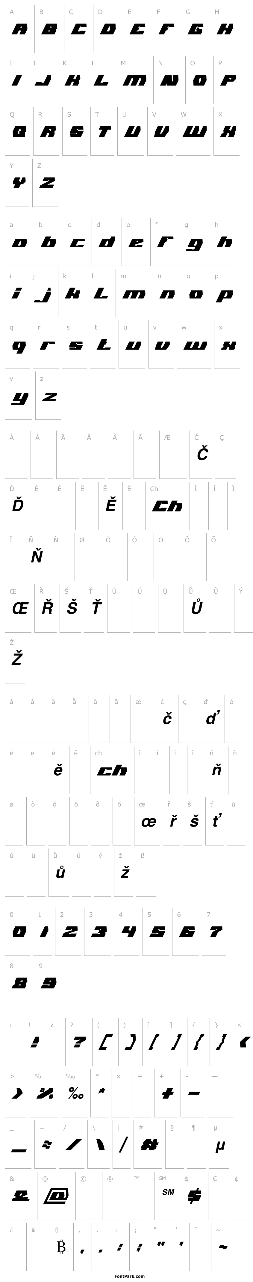 Overview GLADIATOR SPORT Bold Italic