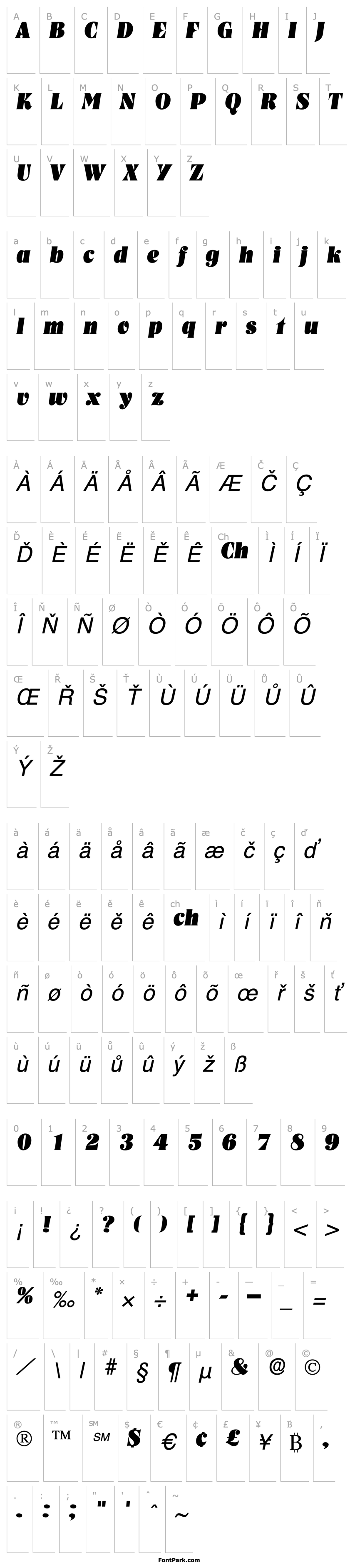 Přehled Glenys Display SSi Italic