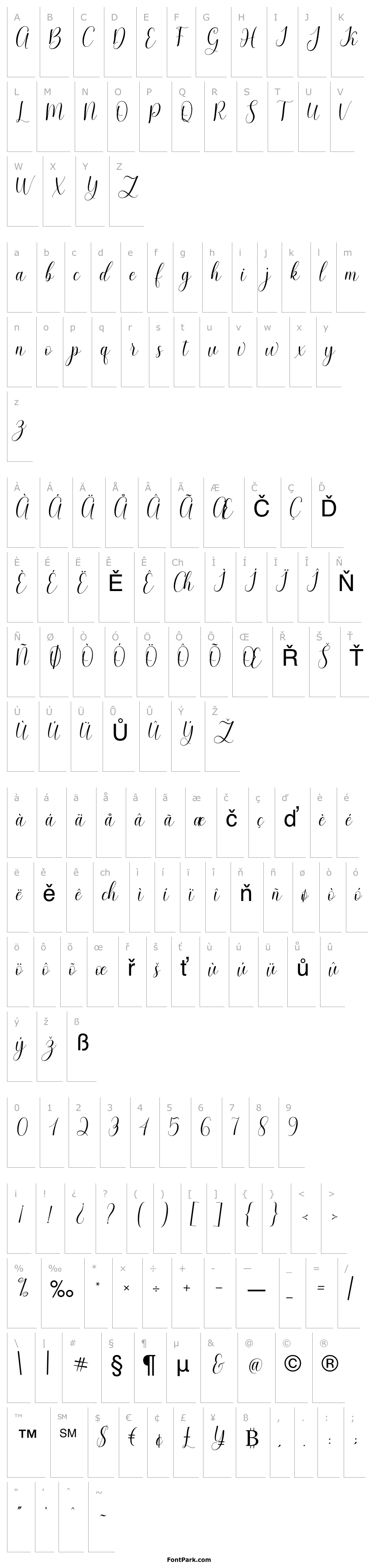 Přehled glowingscript