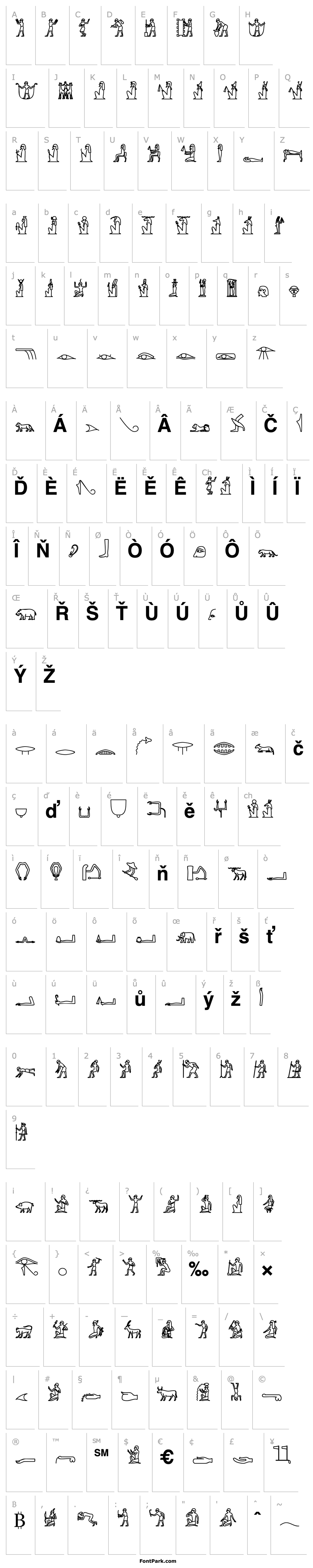 Přehled GlyphBasicA-Bold