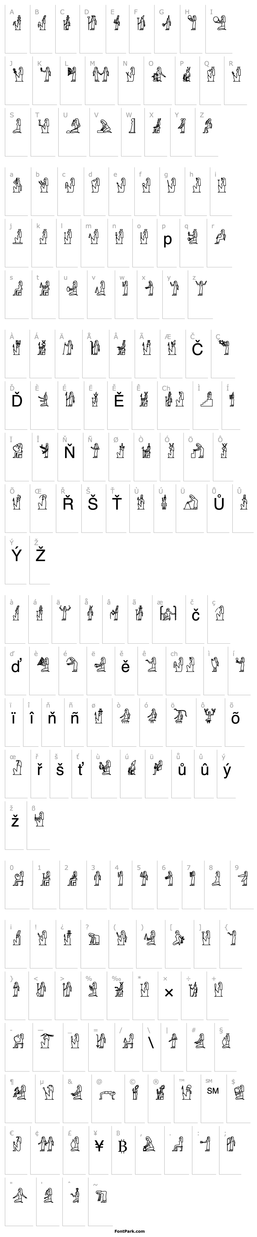 Overview GlyphExtLibD