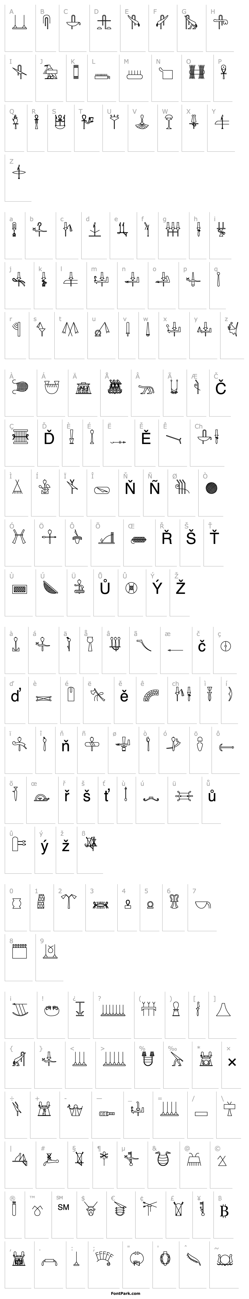 Overview GlyphExtLibP