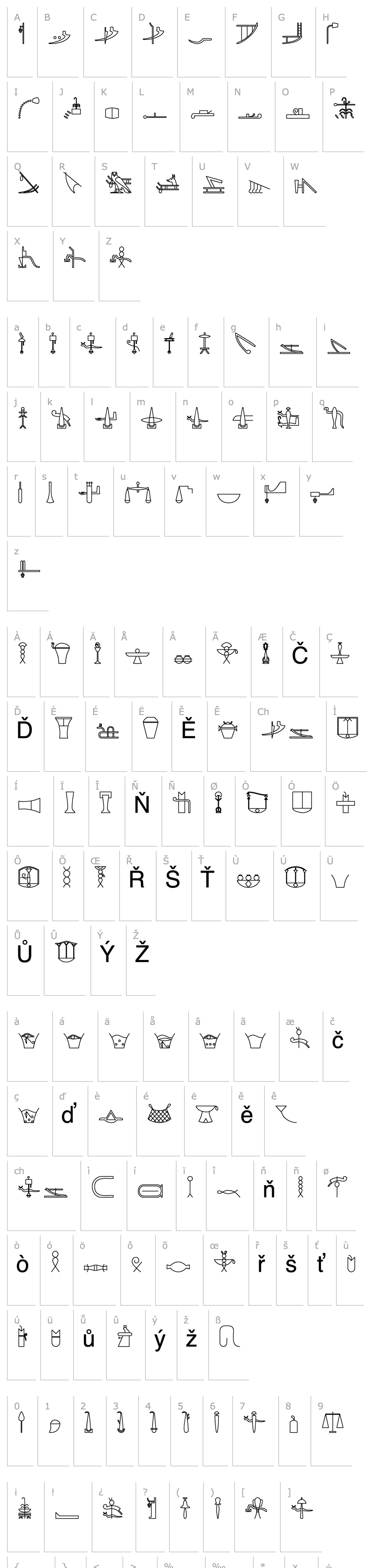 Overview GlyphExtLibQ