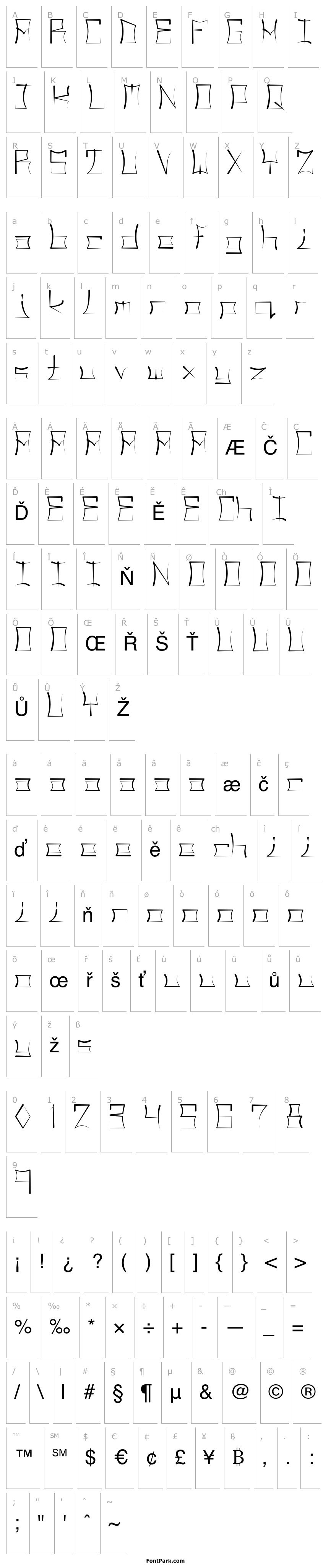 Přehled Glyphic
