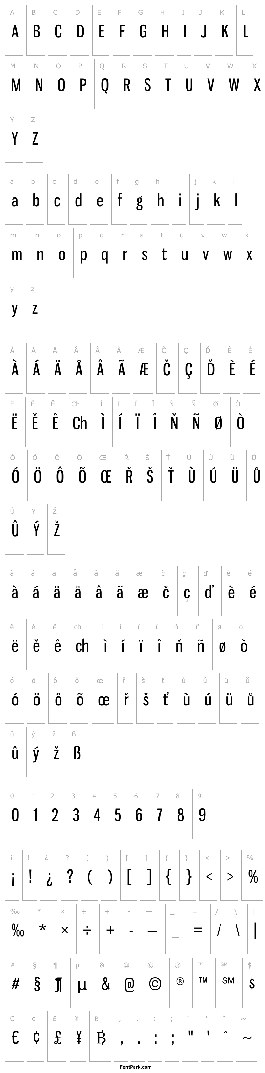 Přehled GnuolaneRg-Regular