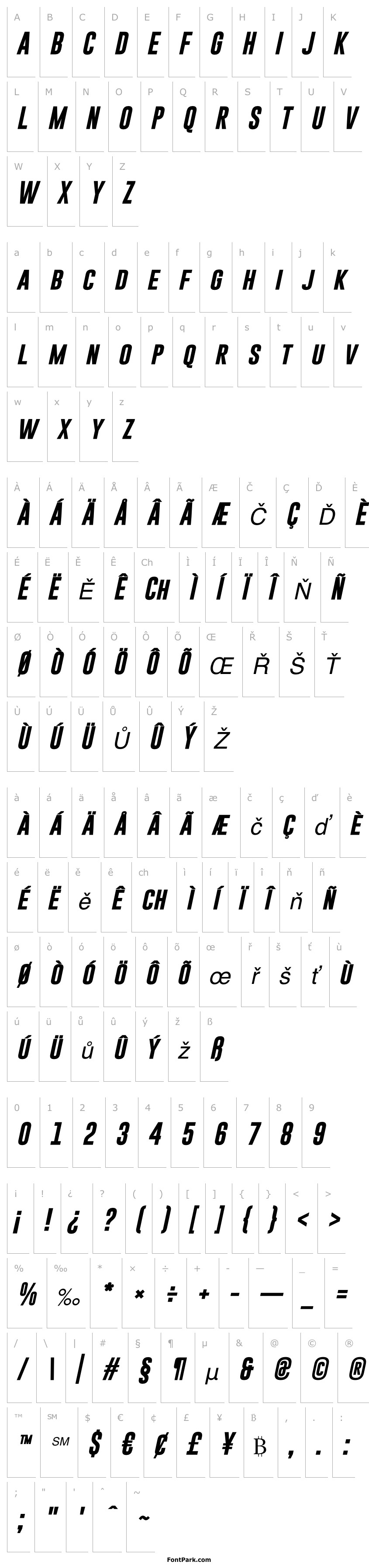 Overview Gobold Bold Italic