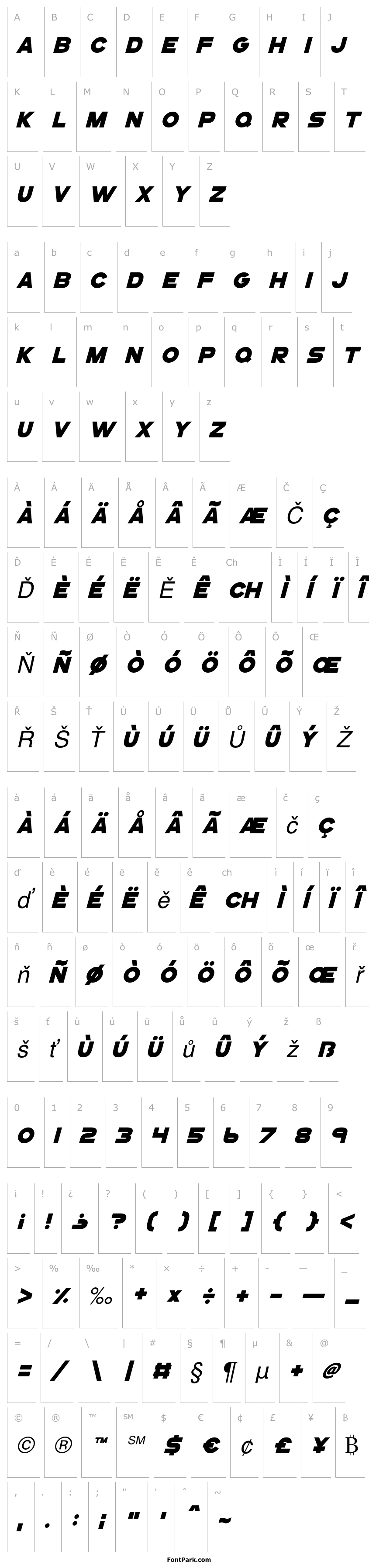 Přehled GoGoPosterPunch Italic