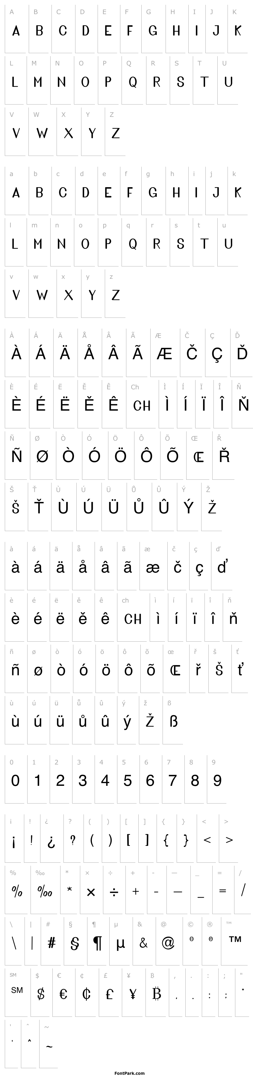 Přehled GoldenBridgeSans