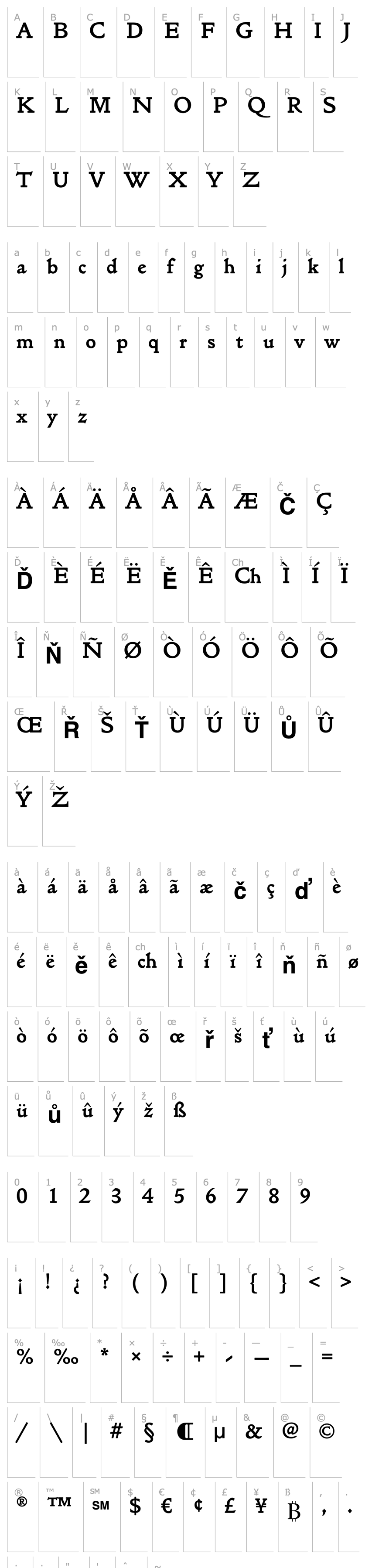 Overview GoldenTypeITCStd-Bold