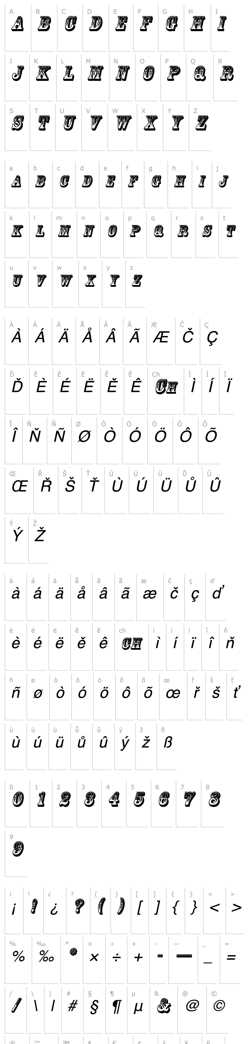 Overview GoldRush Italic