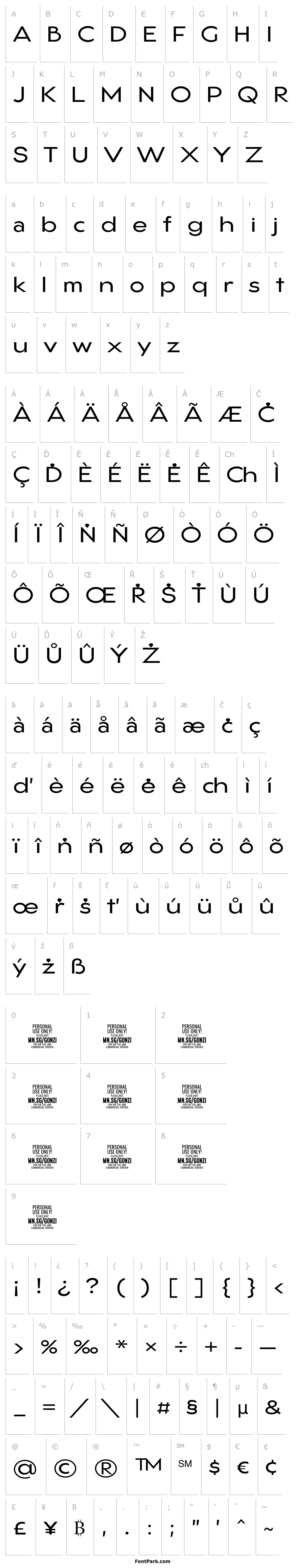 Přehled Gonzi Expanded PERSONAL USE Regular