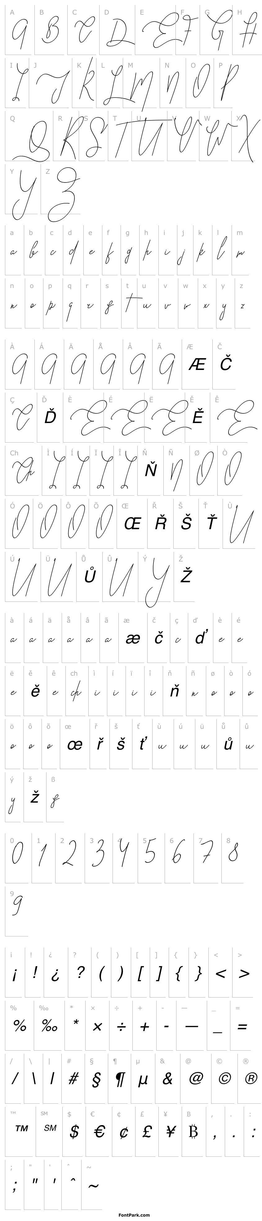 Přehled GoodWish Italic