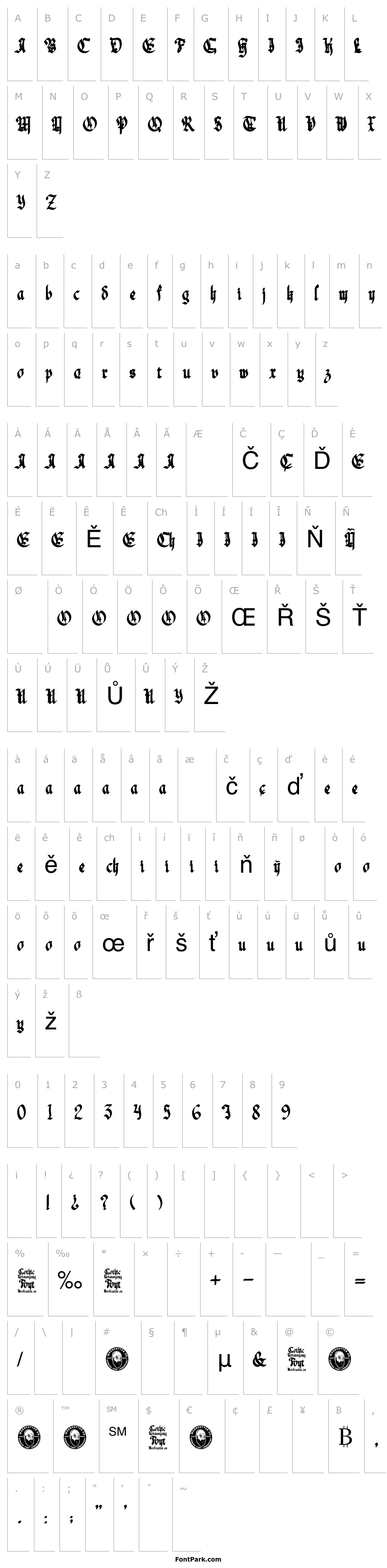 Přehled Gothic Notausgang