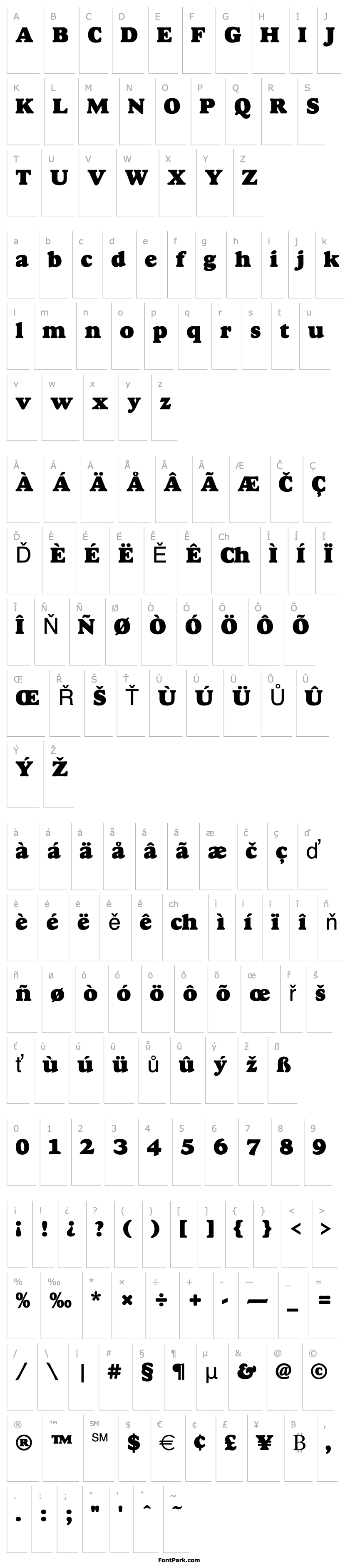 Přehled Goudy_Becker_Heavyface