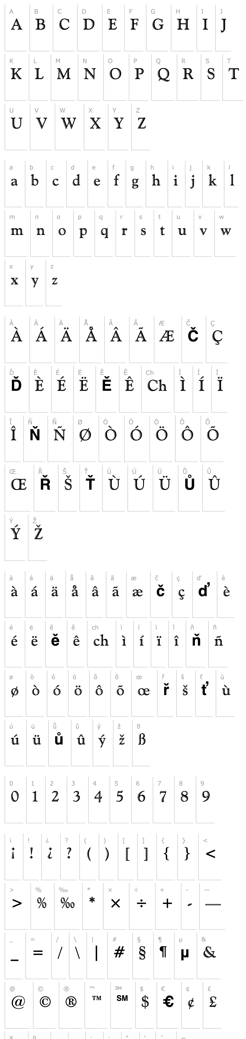 Overview Goudy-Handtooled